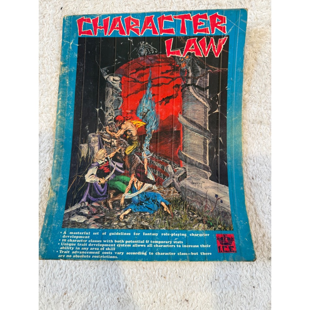 Rolemaster Character Law 1982 Iron Crown Enterprises ICE RPG Stock Vintage